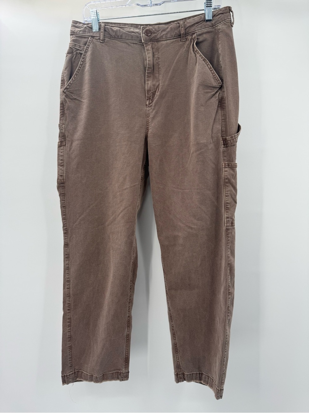 American Eagle Highest Rise '90s Boyfriend Utility Pants Women's Size 14 Brown